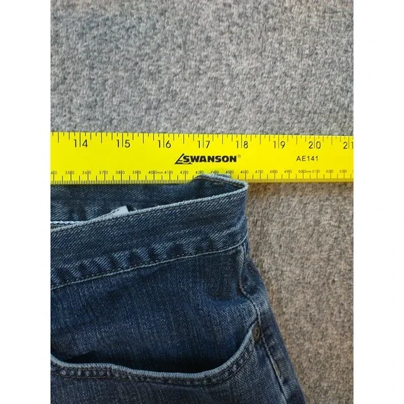 Wrangler Jeans Mens 36x30 Blue Premium Denim 97LRWBI Straight Leg Relaxed Fit - Picture 12 of 16